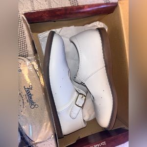 White Sherry dress shoes toddler